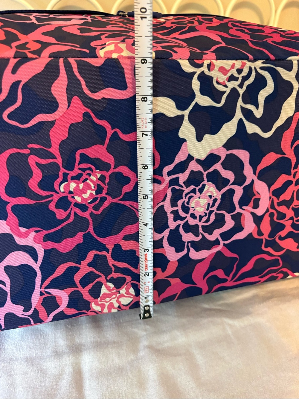 Vera Bradley Pink Floral Expandable Weekender Duffel Travel Bag - Picture 7 of 12